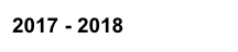 2017 - 2018
